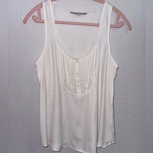 LOFT White Sleeveless Blouse